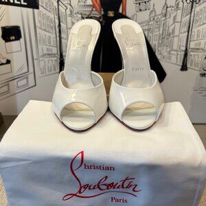 Christian Louboutin Me Dolly 100 Patent-Leather Mules